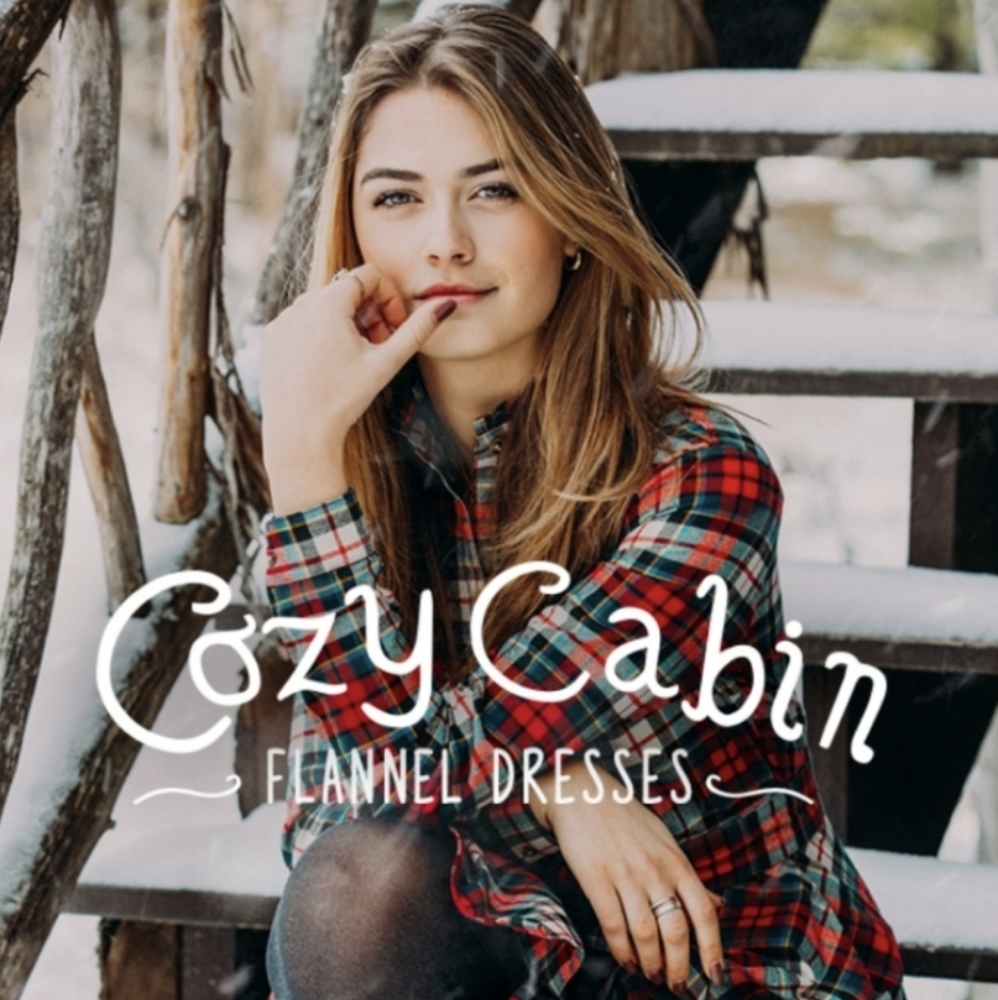 Cozy Cabin Flannels by Kiel James Patrick Plaid Flannel Long Sleeve Dress